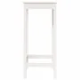 Hoher Stehtisch aus massivem weißem Kiefernholz 50x50x110 cm von vidaXL, Küchen- und Esstische - Ref: Foro24-833264, Preis: 6...