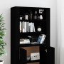 Tall black plywood sideboard by vidaXL, Sideboards - Ref: Foro24-3185360, Price: 139,90 €, Discount: %