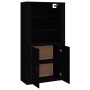 Tall black plywood sideboard by vidaXL, Sideboards - Ref: Foro24-3185360, Price: 139,90 €, Discount: %