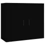 Hohes Sideboard Sperrholz schwarz von vidaXL, Sideboards - Ref: Foro24-3185360, Preis: 140,58 €, Rabatt: %