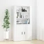 Hohes weißes Sideboard aus Sperrholz von vidaXL, Sideboards - Ref: Foro24-3185359, Preis: 141,58 €, Rabatt: %