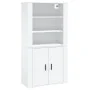 Hohes weißes Sideboard aus Sperrholz von vidaXL, Sideboards - Ref: Foro24-3185359, Preis: 141,58 €, Rabatt: %