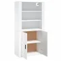 Hohes weißes Sideboard aus Sperrholz von vidaXL, Sideboards - Ref: Foro24-3185359, Preis: 141,58 €, Rabatt: %