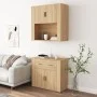 Tall oak-colored plywood sideboard by vidaXL, Sideboards - Ref: Foro24-3185370, Price: 173,85 €, Discount: %