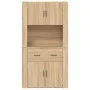 Tall oak-colored plywood sideboard by vidaXL, Sideboards - Ref: Foro24-3185370, Price: 173,85 €, Discount: %