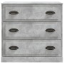 Sideboards 2 pcs concrete gray plywood by vidaXL, Sideboards - Ref: Foro24-3185243, Price: 186,27 €, Discount: %