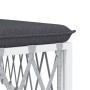 5-teiliges Gartenmöbel-Set und Kissen aus weißem Stahl von vidaXL, Gartensets - Ref: Foro24-3186850, Preis: 271,44 €, Rabatt: %