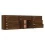 Sideboards 3 pieces plywood brown oak by vidaXL, Sideboards - Ref: Foro24-3185430, Price: 240,72 €, Discount: %