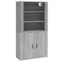 Hohes Sideboard aus grauem Sonoma-Sperrholz von vidaXL, Sideboards - Ref: Foro24-3185365, Preis: 151,35 €, Rabatt: %