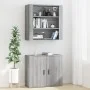 Hohes Sideboard aus grauem Sonoma-Sperrholz von vidaXL, Sideboards - Ref: Foro24-3185365, Preis: 151,35 €, Rabatt: %