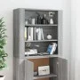 Hohes Sideboard aus grauem Sonoma-Sperrholz von vidaXL, Sideboards - Ref: Foro24-3185365, Preis: 151,35 €, Rabatt: %