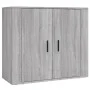Hohes Sideboard aus grauem Sonoma-Sperrholz von vidaXL, Sideboards - Ref: Foro24-3185365, Preis: 151,35 €, Rabatt: %