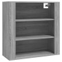 Aparador alto de madera contrachapada gris Sonoma de vidaXL, Aparadores - Ref: Foro24-3185365, Precio: 159,90 €, Descuento: %