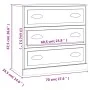 Sideboards 2 Stück weißes Sperrholz von vidaXL, Sideboards - Ref: Foro24-3185239, Preis: 189,55 €, Rabatt: %