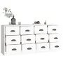 Sideboards 2 Einheiten aus glänzend weißem Sperrholz von vidaXL, Sideboards - Ref: Foro24-3185281, Preis: 196,21 €, Rabatt: %