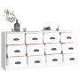 Sideboards 2 units glossy white plywood by vidaXL, Sideboards - Ref: Foro24-3185281, Price: 198,49 €, Discount: %
