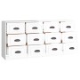 Sideboards 2 units glossy white plywood by vidaXL, Sideboards - Ref: Foro24-3185281, Price: 198,49 €, Discount: %