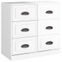 Sideboards 2 units glossy white plywood by vidaXL, Sideboards - Ref: Foro24-3185281, Price: 198,49 €, Discount: %