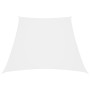 Toldo de vela tela oxford trapecio blanco 2/4x3 m