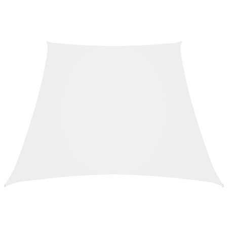 Toldo de vela tela oxford trapecio blanco 2/4x3 m