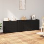 3 Stück Sperrholz Sideboards schwarz von vidaXL, Sideboards - Ref: Foro24-3185424, Preis: 267,53 €, Rabatt: %