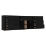 3 Stück Sperrholz Sideboards schwarz von vidaXL, Sideboards - Ref: Foro24-3185424, Preis: 263,78 €, Rabatt: %
