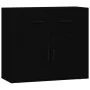3 Stück Sperrholz Sideboards schwarz von vidaXL, Sideboards - Ref: Foro24-3185424, Preis: 263,78 €, Rabatt: %