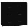 3 Stück Sperrholz Sideboards schwarz von vidaXL, Sideboards - Ref: Foro24-3185424, Preis: 263,78 €, Rabatt: %
