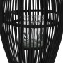 Portavelas colgante bambú negro 60 cm de vidaXL, Candelabros - Ref: Foro24-246813, Precio: 59,44 €, Descuento: %