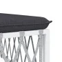 Gartengarnitur 6-teilig mit weißen Stahlmöbeln und Kissen. von vidaXL, Gartensets - Ref: Foro24-3186918, Preis: 394,62 €, Rab...