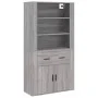 Tall gray Sonoma plywood sideboard by vidaXL, Sideboards - Ref: Foro24-3185381, Price: 153,86 €, Discount: %