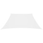 Toldo de vela tela oxford trapecio blanco 2/4x3 m
