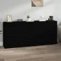Sideboards 2 Stück schwarzes Sperrholz von vidaXL, Sideboards - Ref: Foro24-3185408, Preis: 194,34 €, Rabatt: %