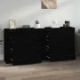 Sideboards 2 Stück schwarzes Sperrholz von vidaXL, Sideboards - Ref: Foro24-3185408, Preis: 194,34 €, Rabatt: %