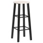 Kitchen stools 2 black MDF units by vidaXL, Kitchen stools - Ref: Foro24-284388, Price: 63,17 €, Discount: %