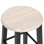 Kitchen stools 2 black MDF units by vidaXL, Kitchen stools - Ref: Foro24-284388, Price: 63,17 €, Discount: %