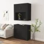 Tall black plywood sideboard by vidaXL, Sideboards - Ref: Foro24-3185352, Price: 169,19 €, Discount: %