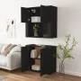 Tall black plywood sideboard by vidaXL, Sideboards - Ref: Foro24-3185352, Price: 169,19 €, Discount: %