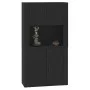 Tall black plywood sideboard by vidaXL, Sideboards - Ref: Foro24-3185352, Price: 169,19 €, Discount: %