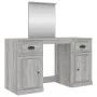Dresser with Sonoma gray mirror 130x50x132.5 cm by vidaXL, Bedroom Dressers - Ref: Foro24-3185341, Price: 157,47 €, Discount: %
