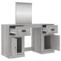 Dresser with Sonoma gray mirror 130x50x132.5 cm by vidaXL, Bedroom Dressers - Ref: Foro24-3185341, Price: 157,47 €, Discount: %