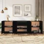 Sideboards 3 Stück schwarzes Sperrholz von vidaXL, Sideboards - Ref: Foro24-3185416, Preis: 237,47 €, Rabatt: %