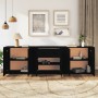 Sideboards 3 Stück schwarzes Sperrholz von vidaXL, Sideboards - Ref: Foro24-3185416, Preis: 240,97 €, Rabatt: %