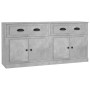 Aparadores 2 uds madera contrachapada gris hormigón de vidaXL, Aparadores - Ref: Foro24-3185267, Precio: 185,95 €, Descuento: %