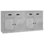 Sideboards 2 units plywood gray concrete by vidaXL, Sideboards - Ref: Foro24-3185267, Price: 182,65 €, Discount: %