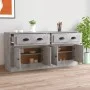 Sideboards 2 units plywood gray concrete by vidaXL, Sideboards - Ref: Foro24-3185267, Price: 182,65 €, Discount: %