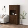 Hohes Sideboard Sperrholz braune Eiche von vidaXL, Sideboards - Ref: Foro24-3185374, Preis: 135,96 €, Rabatt: %