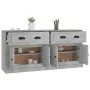 Sideboards 2 units plywood gray concrete by vidaXL, Sideboards - Ref: Foro24-3185267, Price: 182,65 €, Discount: %