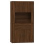 Hohes Sideboard Sperrholz braune Eiche von vidaXL, Sideboards - Ref: Foro24-3185374, Preis: 141,95 €, Rabatt: %