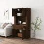Hohes Sideboard Sperrholz braune Eiche von vidaXL, Sideboards - Ref: Foro24-3185374, Preis: 135,96 €, Rabatt: %